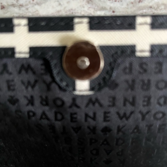 Kate Spade Black and White Checkered Crossbody Bag and wallet - Picture 8 of 9